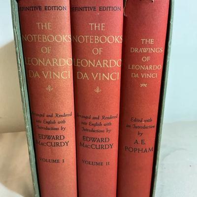 The Notebooks Of Leonardo Divinci 3pc Set 