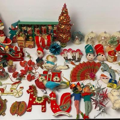 Vintage Christmas Ornaments & Decorations Lot 1