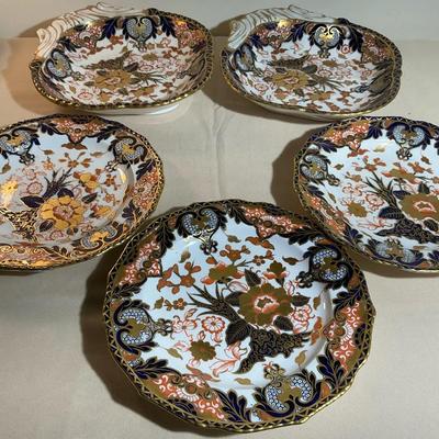 Royal Crown Derby Serving Plates And More Old Imari Pattern 