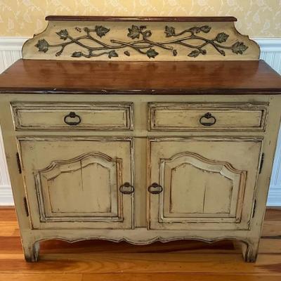 Woodland Furniture French Style Painted Cabinet