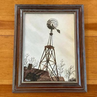Adams Still Life Weathervane Painting (16.5 x 20.5)