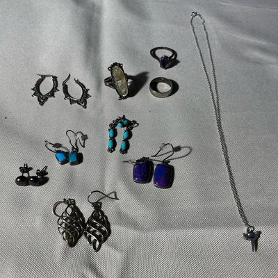 Sterling Silver Jewelry Pieces 