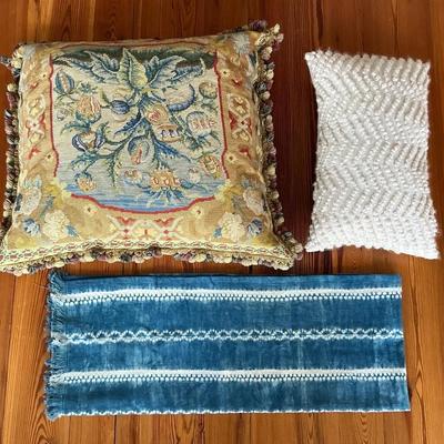 Chelsea, Arhaus Pillows & Tensira Throw 