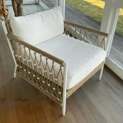 Serena & Lily Salt Creek Woven Rope High End Patio Chair (DECK7)