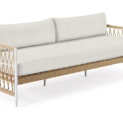 Serena & Lily Salt Creek Woven Rope High End Patio Sofa 
