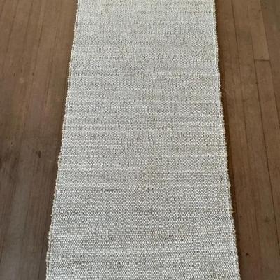 Miltea Hand Loomed Jute / Cotton Floor Covering (2.5 Ft x 6 Ft)