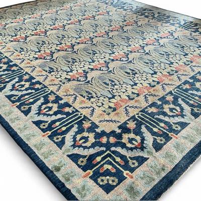 Azra Pakistani Large Wool Area Rug (14 Ft x 10 Ft)