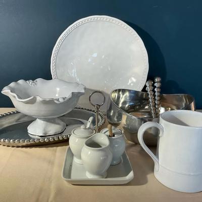 Sitchen Serving Pieces Platters, Jugs, Compote Bowl And More 
