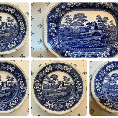 Spode Blue Tower Blue & White Decor 