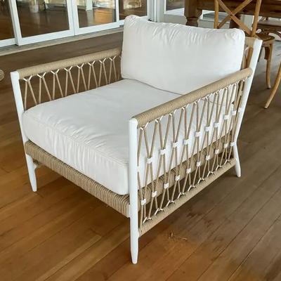 Serena & Lily Salt Creek Woven Rope High End Patio Chair (DECK8)