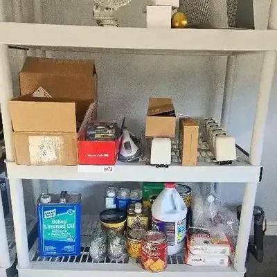 Label Tape, Door Hardware, Dumbbells, Linseed Oil, and Workshop Supplies