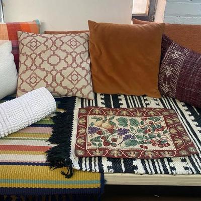 Throw Pillows, Small Rugs, Placemats