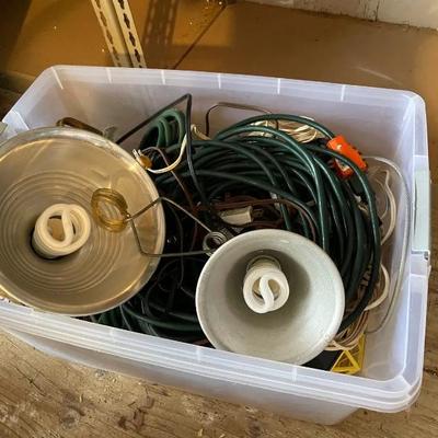 KVS015 - Mystery Lot Of Power Cords , Extensions , Multi Strips Etc 