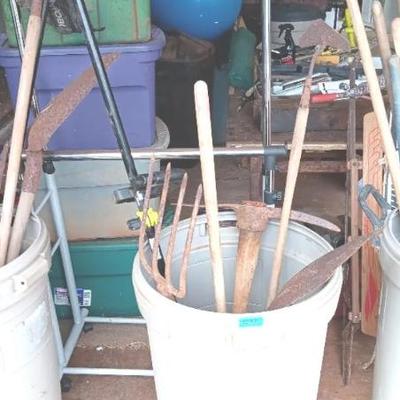 KVS022 Weed Whacker & Misc. Garden Tools