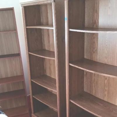KVS086 Three Wooden Shelving Units