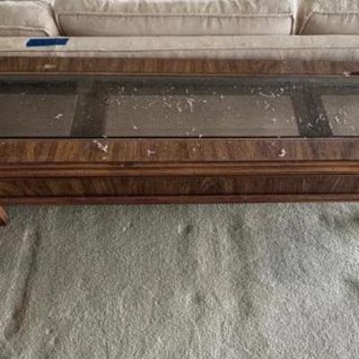 KVS073 - Wooden Console Table + Wooden End Table