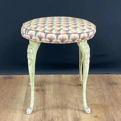 Queen Anne Style Vanity Stool
