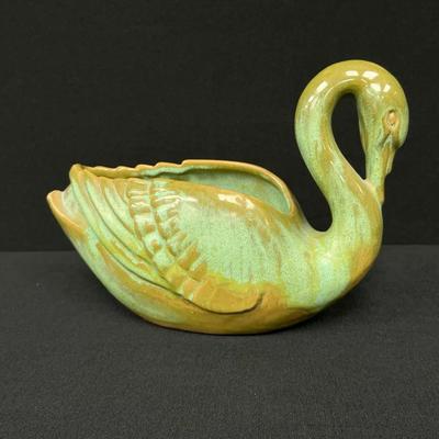 Unusual Mark Frankoma Pottery Swan Planter