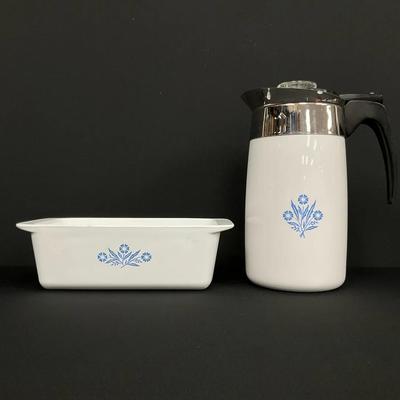 Vintage Corning Ware Blue Cornflower Pieces