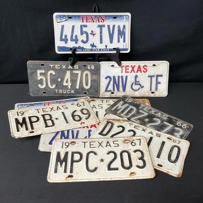  Texas License Plates