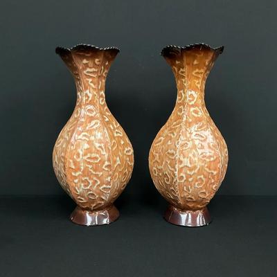 Decorative Metal Vases