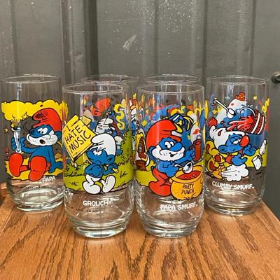 Smurfs Collectible Glasses 
