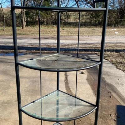 Corner Metal Shelf