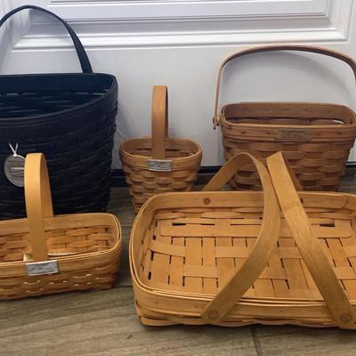 Longaberger And HENN Numbered Collectors Baskets