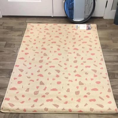 Huntington Home 4X6’ Rug And Round Metal Rope Accent Mirror