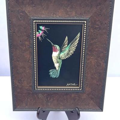 Original Scratchboard Framed Art By Joseph Robertson