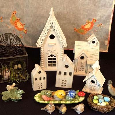 Birdies and Birdhouse Collection