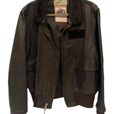 G1 Flyers JG1 flyers jacket made by Excel, Defense Supply Center, Philadelphia sheepskin and leather
