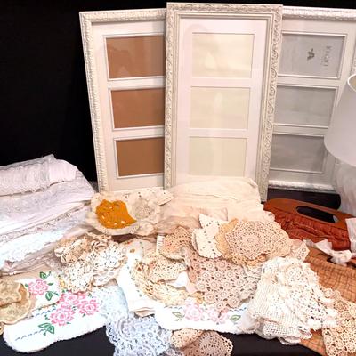 Doilies, Embroidery, And Lace