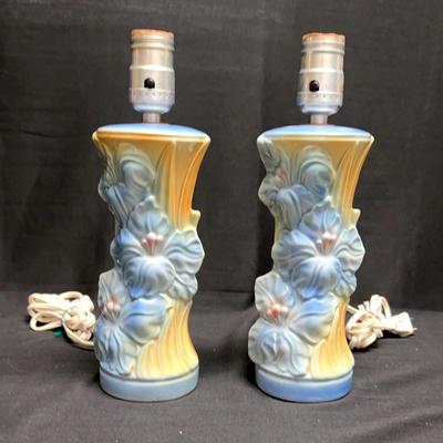 Vintage Floral Lamps