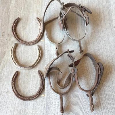 Spurs & Horse Shoes - Lot 2 