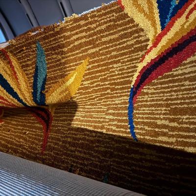 12’ Roll of Commercial-Grade Carpet – Bold Abstract Pattern