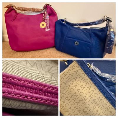 Isaac Mizrahi pink and blue leather purses (NWT) 