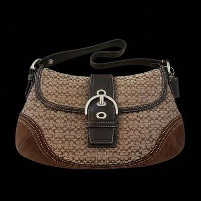 Coach Monogram Shoulder Bag 