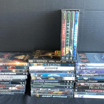 Science Fiction DVD Collection Featuring Matrix, Underworld, Alien vs. Predator & More