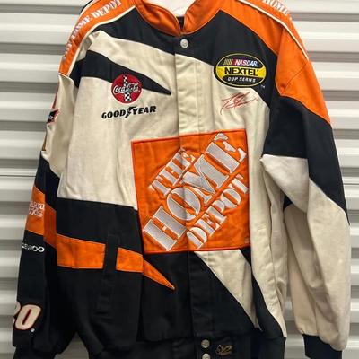 Tony Stewart Home Depot Chase Athletics NASCAR Jacket Size XL