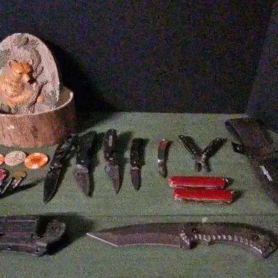 Knife & Multi-Tool Collection Featuring Gerber Multi-Tool with Schrade and Smith & Wesson Knives