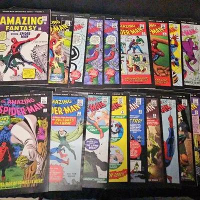 Amazing Spider-Man Comic Collection Featuring Classic Marvel Covers