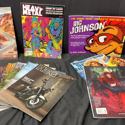 Magazines & Books Featuring HOG, Heavy Metal, Big Johnson & Motorcycle Culture