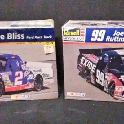 Revell Monogram NASCAR Ford Race Truck Model Kits, Mike Bliss & Joe Ruttman