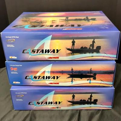 Castaway 1:24 Scale Die-Cast Fishing Boat Collection Featuring Dale Earnhardt & Jeff Gordon Editions