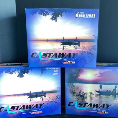 Castaway 1:24 Scale Bass Boat Model Collection Featuring Ranger and Nitro Boats
