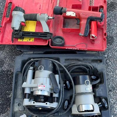 Porter-Cable Routers & Nailer & Hilti Nail Gun