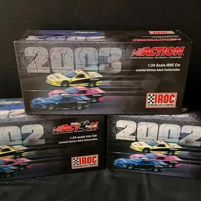 1:24 Scale Action Racing IROC Model Cars Featuring Dale Earnhardt, Kurt Busch & Bobby Labonte