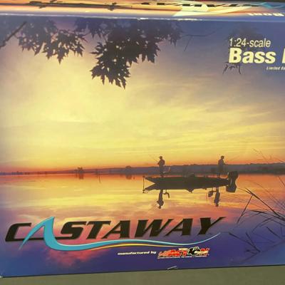 Castaway 1:24 Scale Bass Boat - Signed by Hank Parker Jr. & Sr.