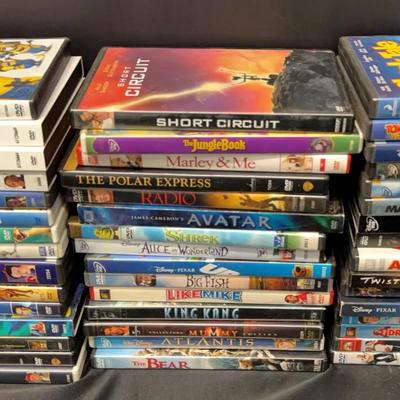 Kids Movie DVD Collection, featuring Despicable Me, Ice Age, Shrek & More